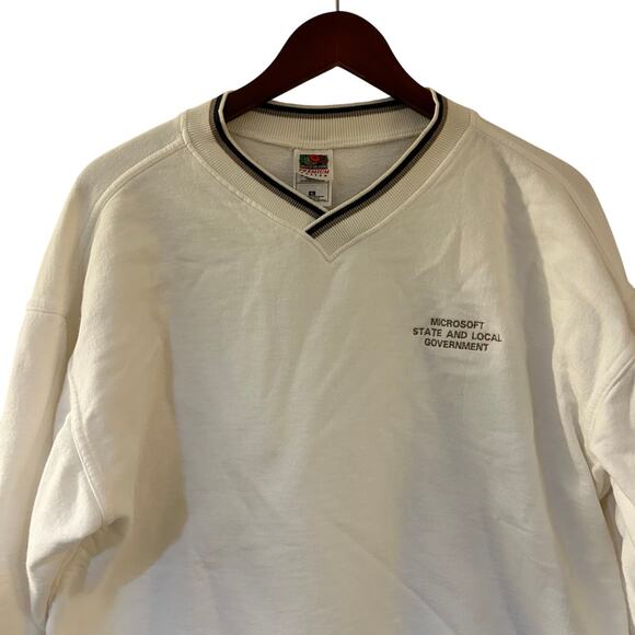 Vintage Fruit of the Loom Microsoft State & Local Government Sweatshirt Size XL - Picture 1 of 9